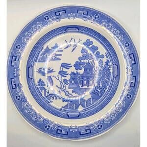 The Spode Blue Room Collection Willow Plate Made In England